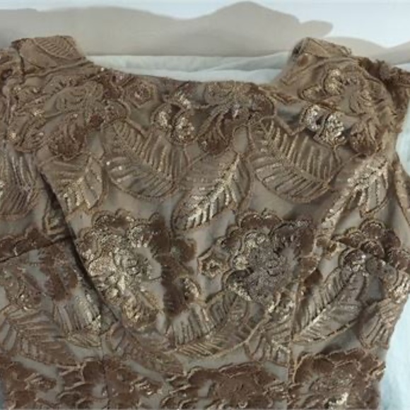 Alex Evenings - Rose Gold Sequin Cocktail Dress - Size 12 - Picture 2 of 8